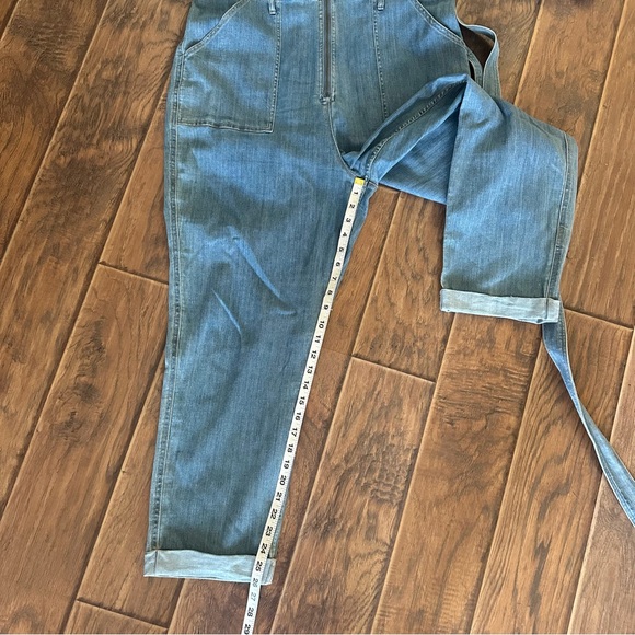 Express denim utility jumpsuit large - Picture 10 of 15